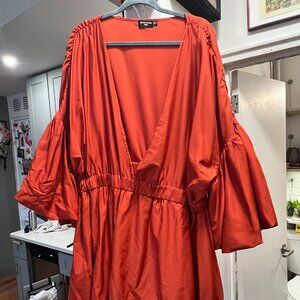 Orange Party Dress - PLT